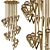 Geometric Glow Chandelier 3D model small image 1