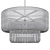 Elegant Bovola Chandelier 3D model small image 2