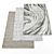 Modern Rugs Set - 8 Textured Pieces 3D model small image 1