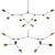 Elegant Message-Inspired Chandelier 3D model small image 1