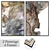 Artistic Masterpieces: 2 Paintings and 4 Frame Options 3D model small image 1