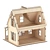 Miniature Plywood Dollhouse 3D model small image 3