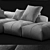 Sleek Pixel Sofa - Italian Design 3D model small image 4