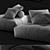 Sleek Pixel Sofa - Italian Design 3D model small image 6