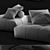 Sleek Pixel Sofa - Italian Design 3D model small image 12