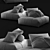 Sleek Pixel Sofa - Italian Design 3D model small image 15