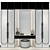 Elegant Hallway Cabinet Set 3D model small image 2