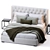 Turman Bed: Sleek & Stylish 3D model small image 2