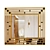 Elegant Geometric Decor Mirror 3D model small image 2