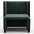 Modern Opulence Legacy Armchair 3D model small image 2