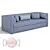 Playful and Comfy: OM Kids Sofa BOSTON 3D model small image 1