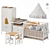 IKEA SUNDVIK Children's Furniture: 2 Colors, Timeless Style 3D model small image 1