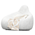 Cozy Chic: Ligne Roset Pumpkin Pouf 3D model small image 2