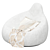 Cozy Chic: Ligne Roset Pumpkin Pouf 3D model small image 3