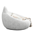 Cozy Chic: Ligne Roset Pumpkin Pouf 3D model small image 4