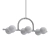 Elegant Linear Chandelier: Harrison 3D model small image 2