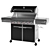 Summit Outdoor Gas Grill: Premium Cooking Experience 3D model small image 4