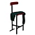 Park Place Counter Stool: Comfort and Style 3D model small image 1