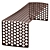 Oxyd Steel Bench: Sleek Design for Indoor & Outdoor 3D model small image 3