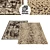 Wildlife Inspiration: Large Animal Pattern Rug 3D model small image 1