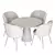 Eichholz Chloe Chair & Table Set 3D model small image 2