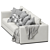 Elegant Telford Sofa | Luxurious Comfort 3D model small image 7