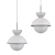 Sleek Nordic Pendant Lamp 3D model small image 2