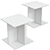 Minimalist Square Coffee Table - Vier E 15 3D model small image 2