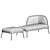 Sleek Sit Day Bed 3D model small image 4