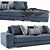 Stylish Verzelloni Holden Sofa 3D model small image 2