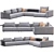 Poliform Westside Sofa: Elegant and Modern 3D model small image 1