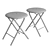 Elegant Sigma Stool - Chrome Metal Frame & Synthetic Leather Upholstery 3D model small image 4