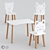 Scandi Kids Furniture Set: Ergonomic Design 3D model small image 1