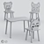 Scandi Kids Furniture Set: Ergonomic Design 3D model small image 6