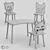 Scandi Kids Furniture Set: Ergonomic Design 3D model small image 9