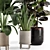 Ferm Living Bau Pot Large - Indoor Plant Set 3D model small image 5