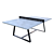 Modern Three-Piece Tennis Table Set 3D model small image 4