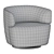 Modern Elegance: ELAIN Armchair 3D model small image 7