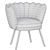 Modern Living Room Armchair 3D model small image 5