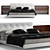 Stylish Brasilia Minotti Bed 3D model small image 1