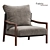 Elegant Porada Vera Armchair 3D model small image 1