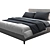 Elegant Andersen Minotti Bed 3D model small image 2