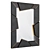 Luxxu Athos Mirror: Elegant Dimensions and Superior Craftsmanship 3D model small image 1