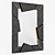 Luxxu Athos Mirror: Elegant Dimensions and Superior Craftsmanship 3D model small image 2