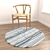 Round Rug Set - 6 Variations 3D model small image 6