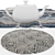 Variety of Round Rugs Set 3D model small image 4