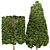 Tropical Plant Bush Set 3D model small image 3