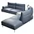 Elevate your space with FENDA's View Corner Sofa 3D model small image 1