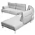 Elevate your space with FENDA's View Corner Sofa 3D model small image 2