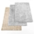 6 Silver High-Resolution Rugs 3D model small image 1